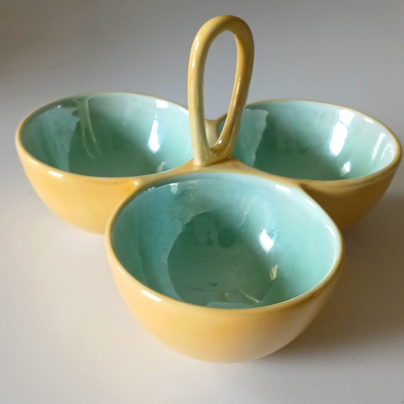 Harry and David Iridescent 3 Bowl Condiment Set - Picture 4 of 4